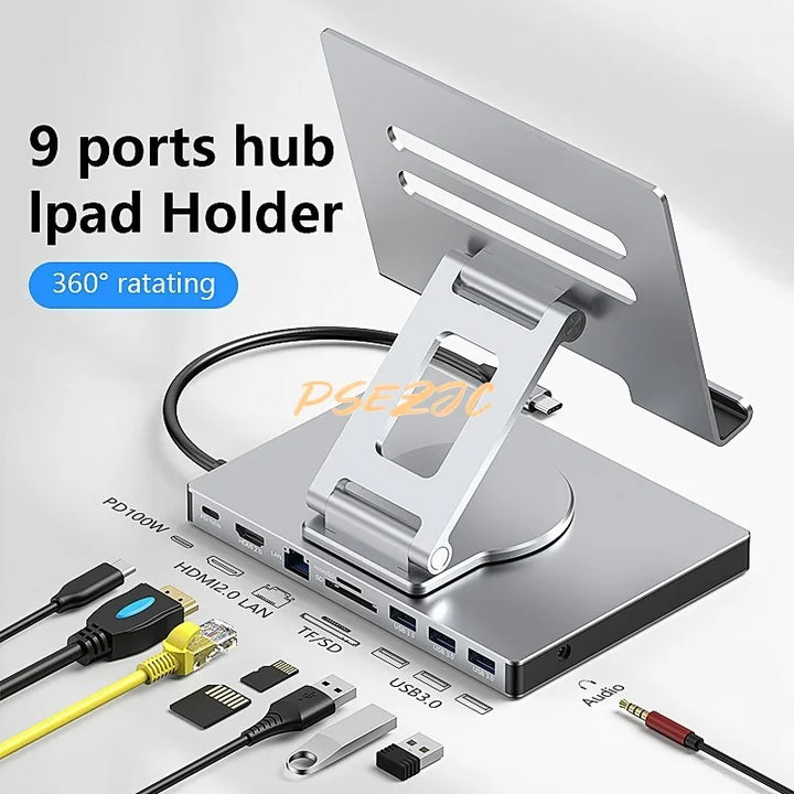 USB-C Docking Station: 4K60Hz HDMI, Ethernet, 100W PD