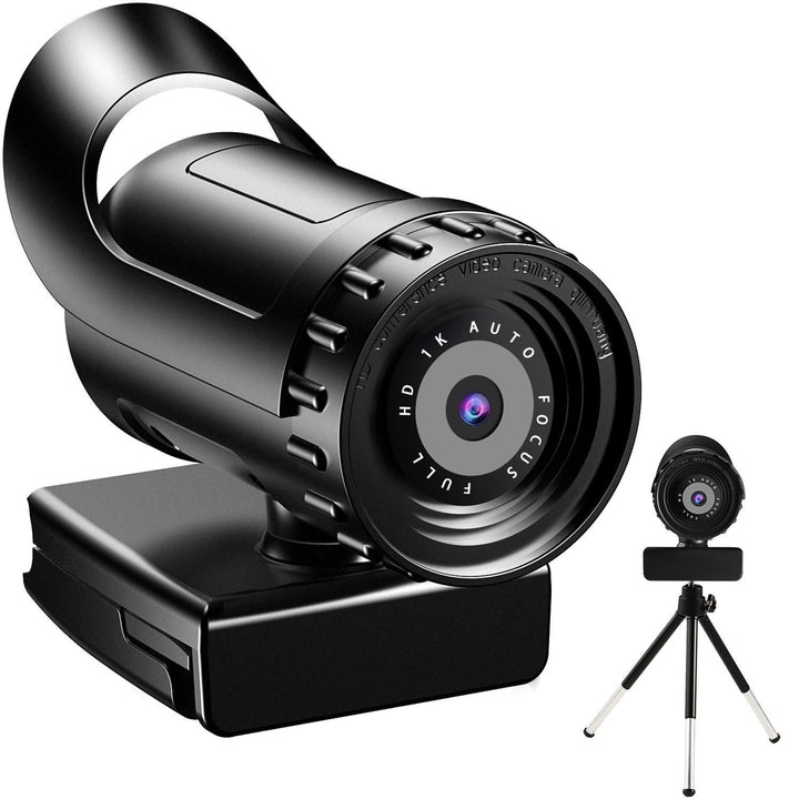 1080P Full HD Webcam with Auto Focus and Built-in Mic