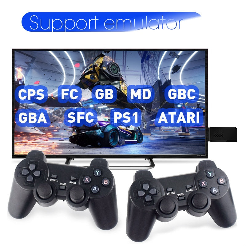Retro Game Console Stick With 10,000+ Classic Games