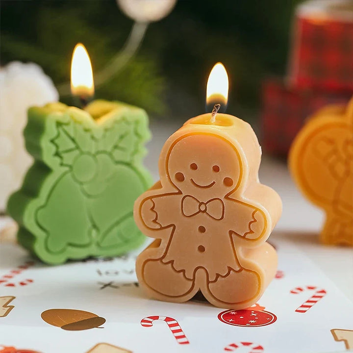 Christmas Candle Set for Festive Holiday Home Decor