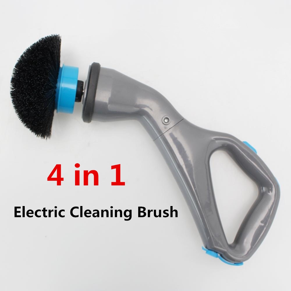 Cordless Electric Scrub Brush Set for Bathroom Tiles
