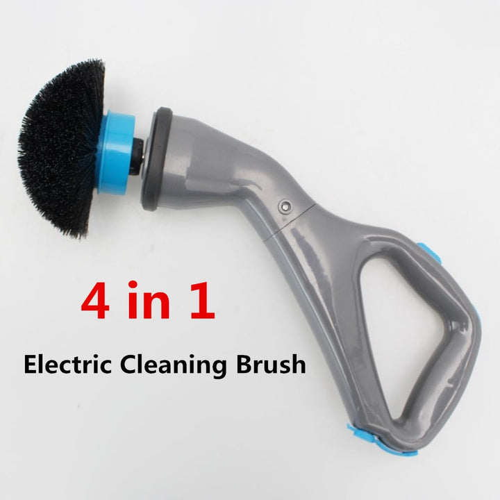 Cordless Electric Scrub Brush Set for Bathroom Tiles