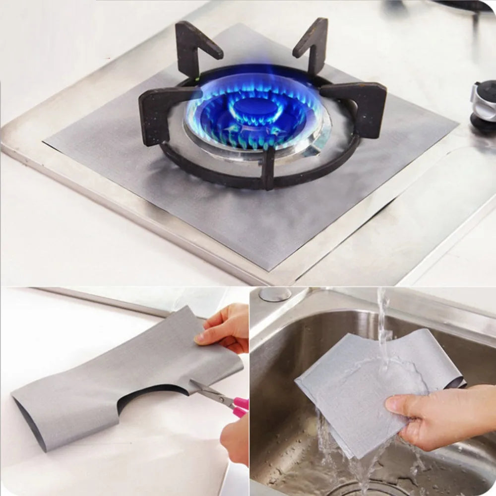 Reusable Gas Stove Burner Covers That Wipe Clean Fast