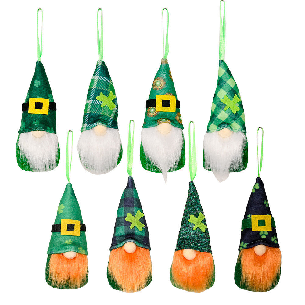 St. Patrick's Day Gnome Ornaments Set of Four Decor