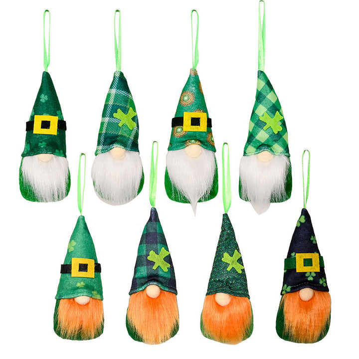 St. Patrick's Day Gnome Ornaments Set of Four Decor