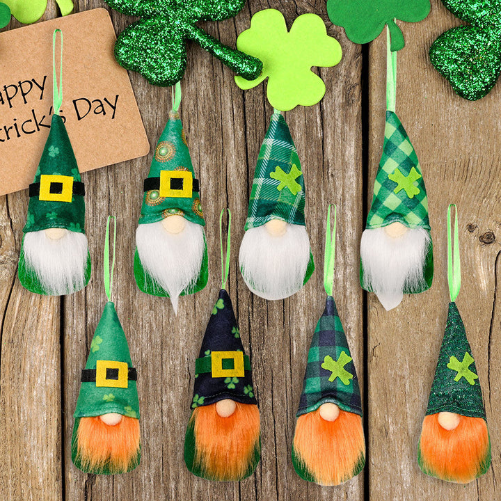 St. Patrick's Day Gnome Ornaments Set of Four Decor