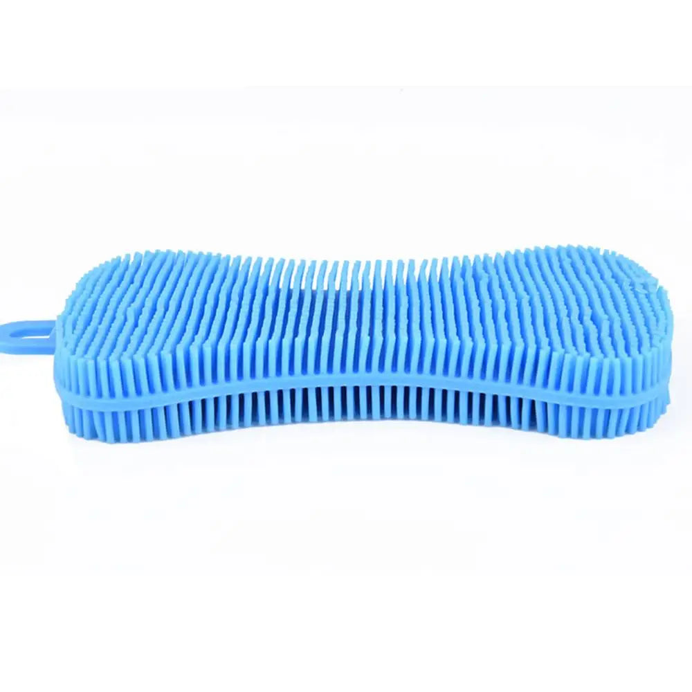 Silicone Dish Scrubber Set: 4 Colors for Pots & Produce