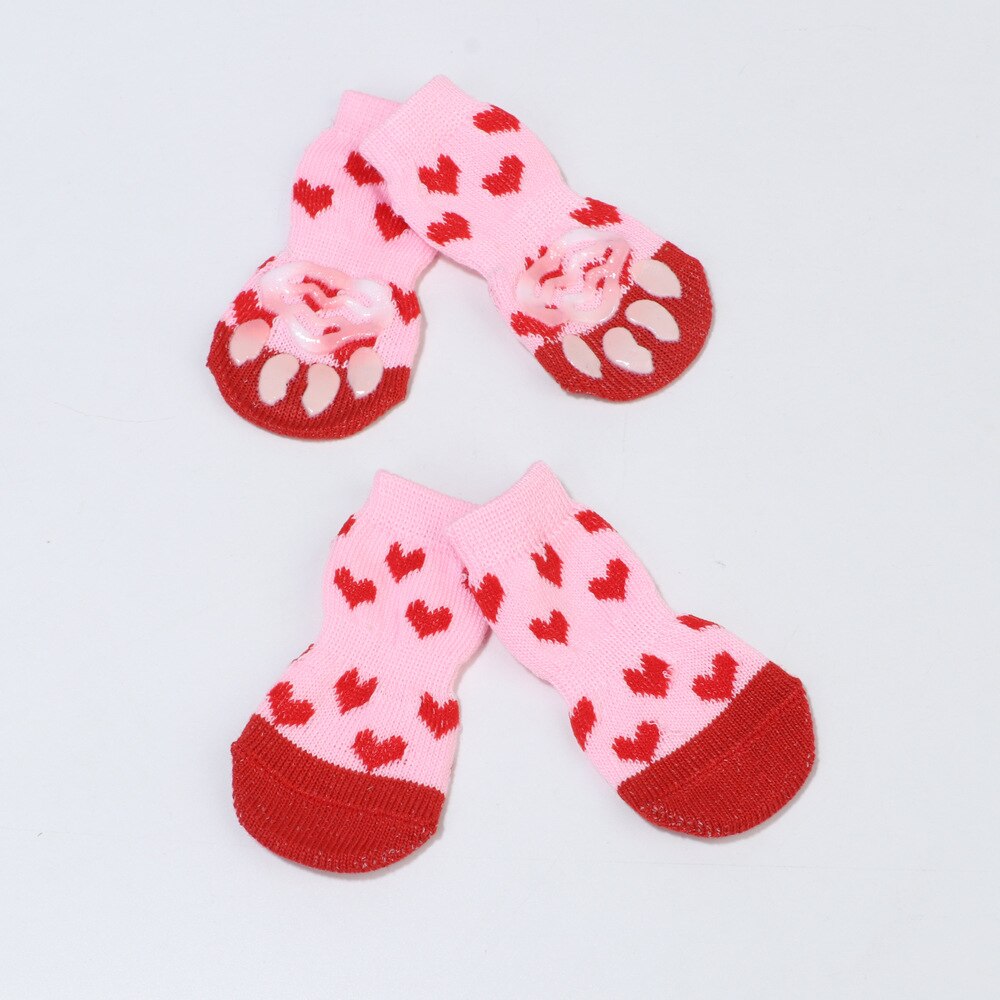 Dog Socks for Winter Warmth and Anti-Slip Paw Grip