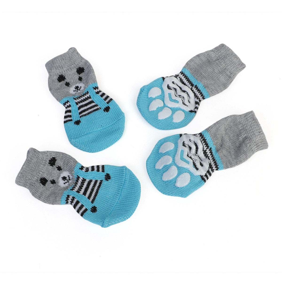 Dog Socks for Winter Warmth and Anti-Slip Paw Grip