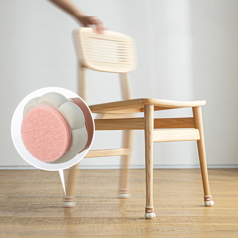 Silicone Cat Paw Chair Leg Protectors for Quiet Floors