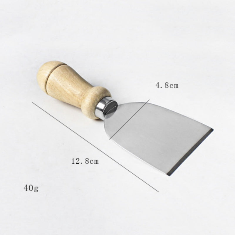 Stainless Steel Cheese Knife Set with Bamboo Handles