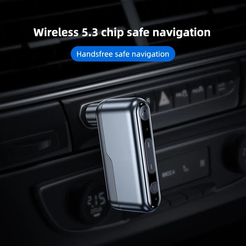 Bluetooth 5.3 Car Receiver for AUX Stereo: Music and Calls