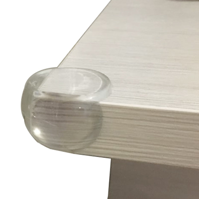 Clear Silicone Corner Guards for Baby-Proofing Tables
