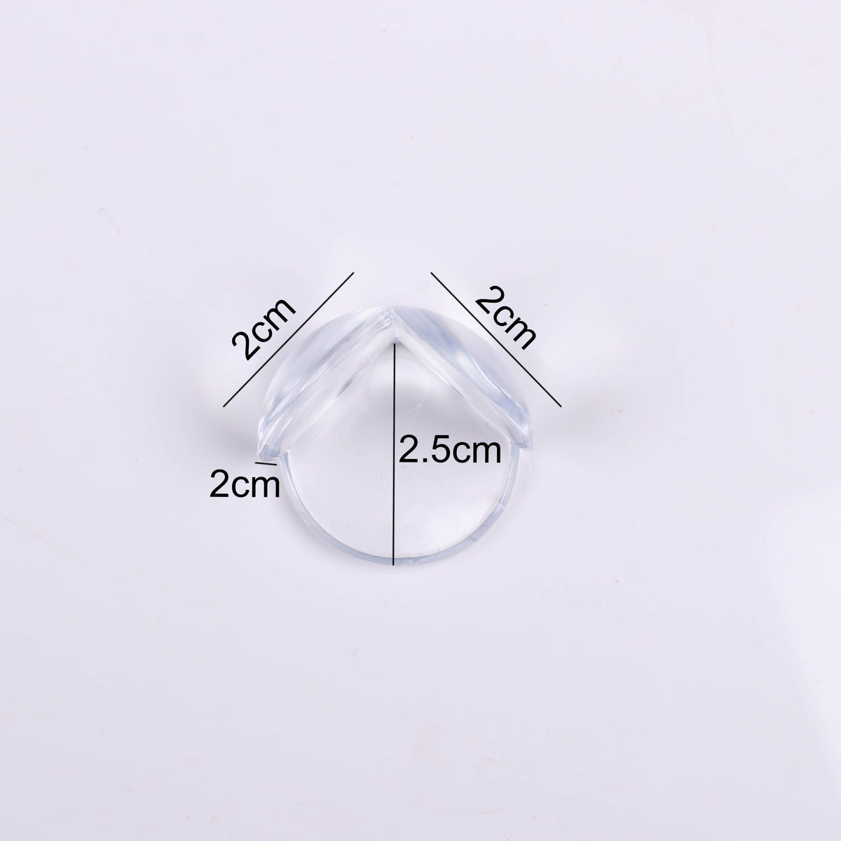 Clear Silicone Corner Guards for Baby-Proofing Tables