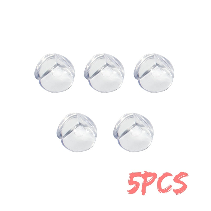 Clear Silicone Corner Guards for Baby-Proofing Tables