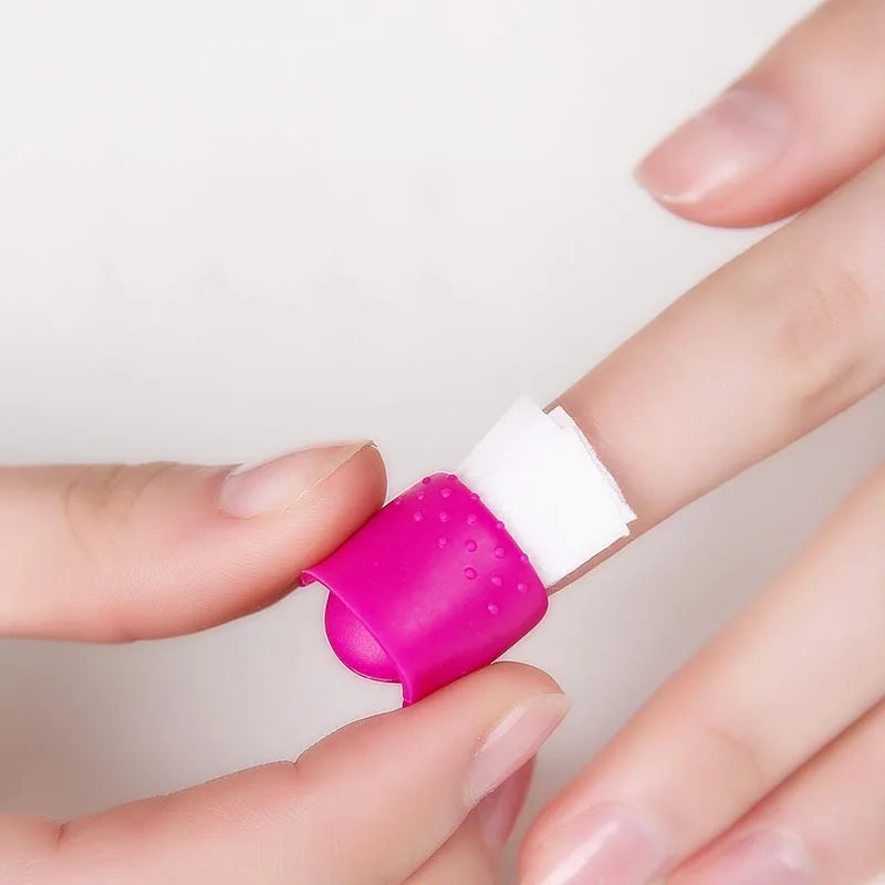 silicone finger cots nail art 5 pack