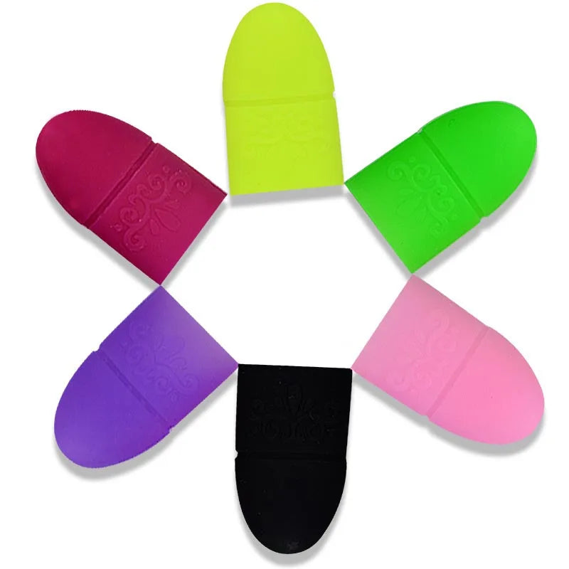 silicone finger cots nail art 5 pack