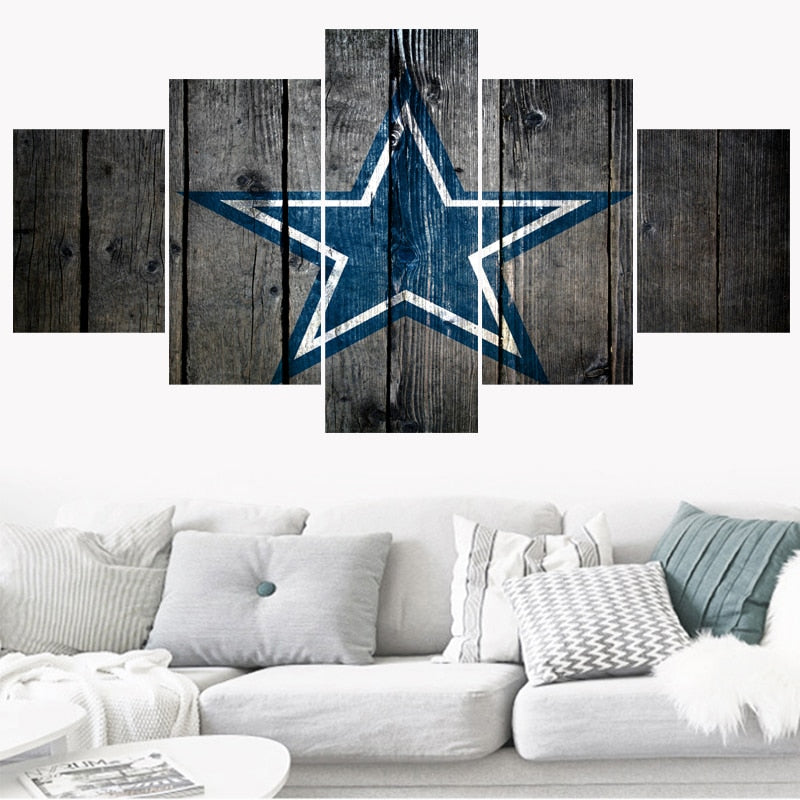 Canvas Wall Art — Dallas Cowboys-Inspired Focal Wall