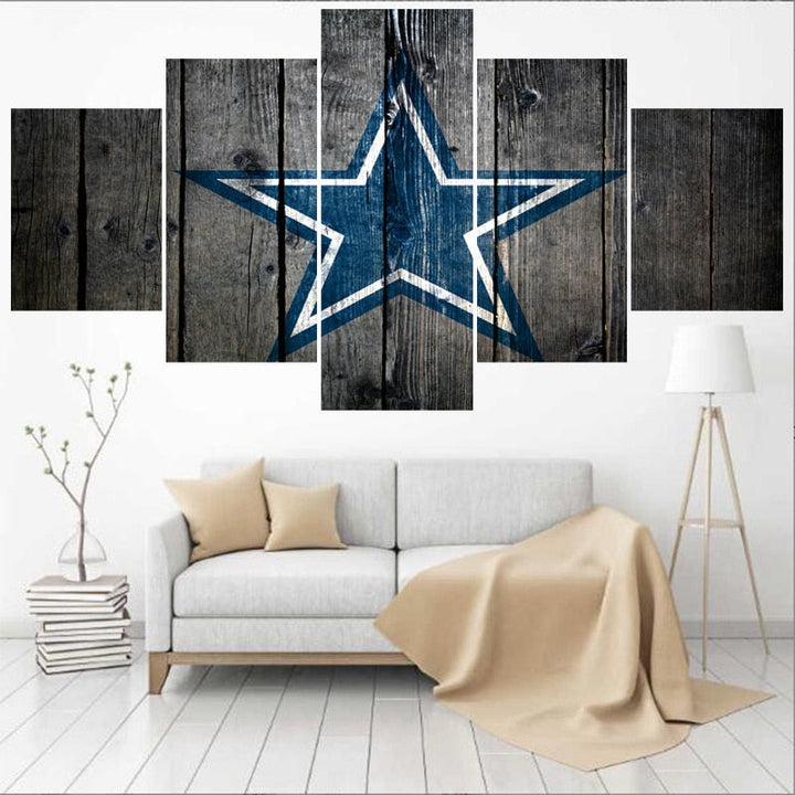 Canvas Wall Art — Dallas Cowboys-Inspired Focal Wall