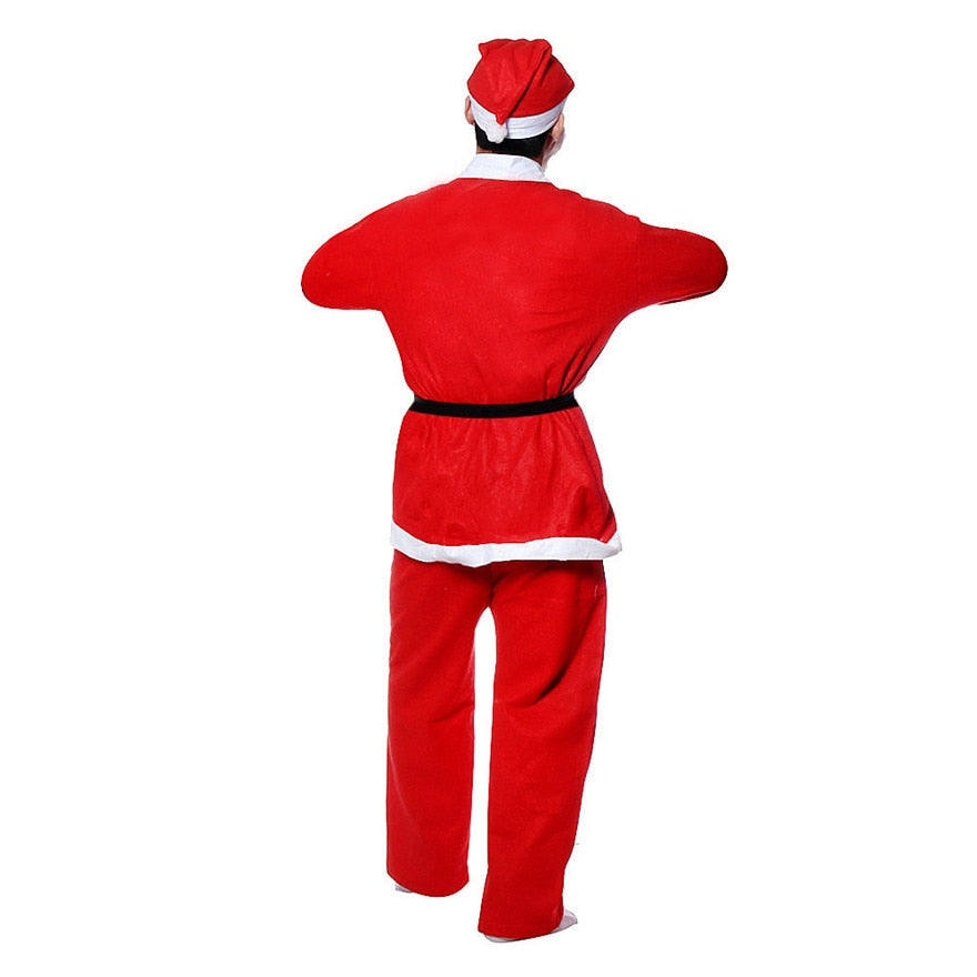 5-Piece Santa Claus Costume Set for Festive Fun