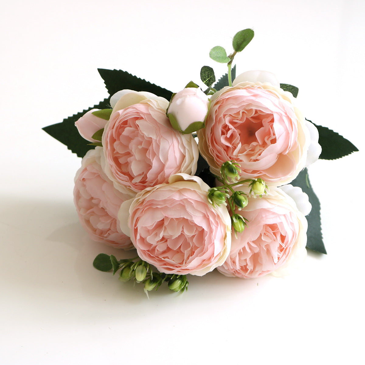Artificial Peony Bouquet for Lasting Pastel Home Color