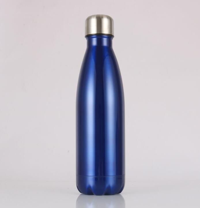 Cola-Shaped Insulated Water Bottle 500ml Stainless Steel