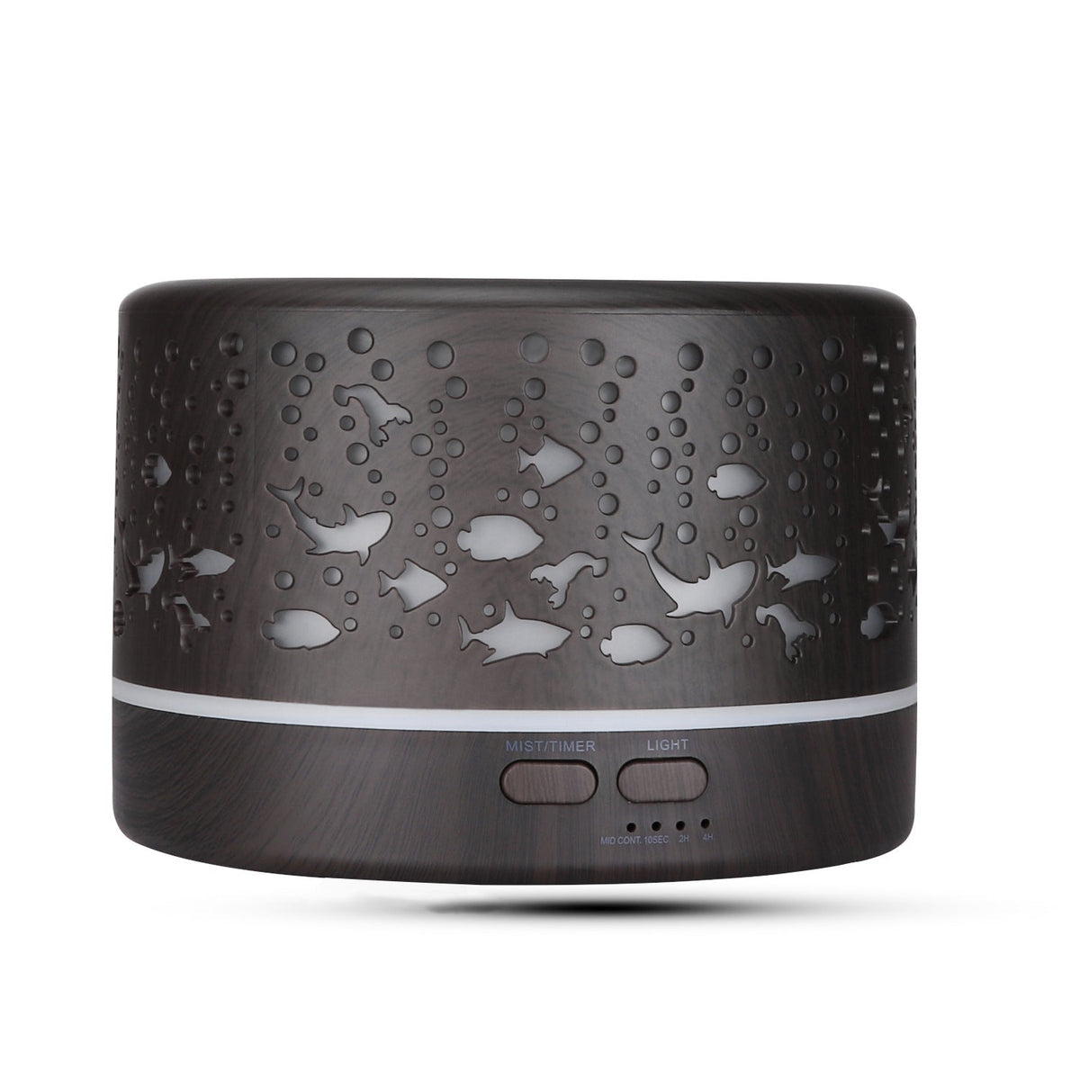 Wood Grain Ultrasonic Aroma Diffuser with 500ml Tank