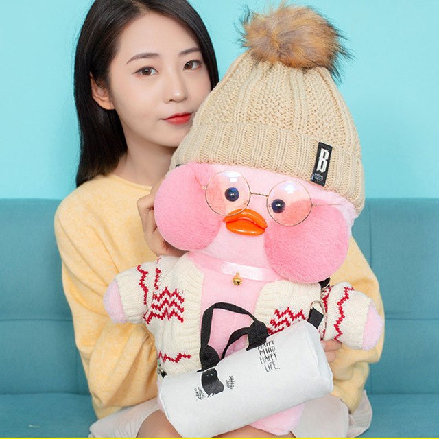 50cm Kawaii Duck Plush Toy for Cheerful Room Decor