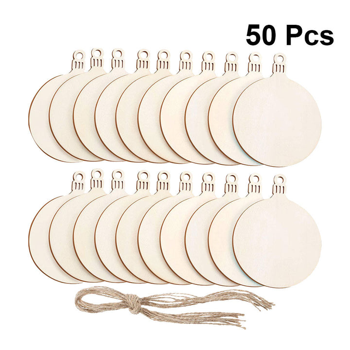 50 Wooden Christmas Ornaments for DIY Holiday Decorating