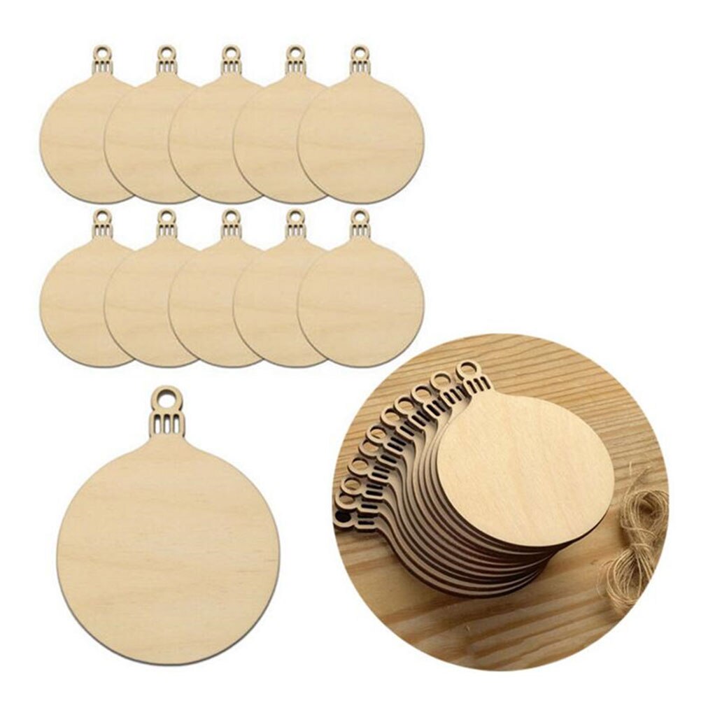 50 Wooden Christmas Ornaments for DIY Holiday Decorating