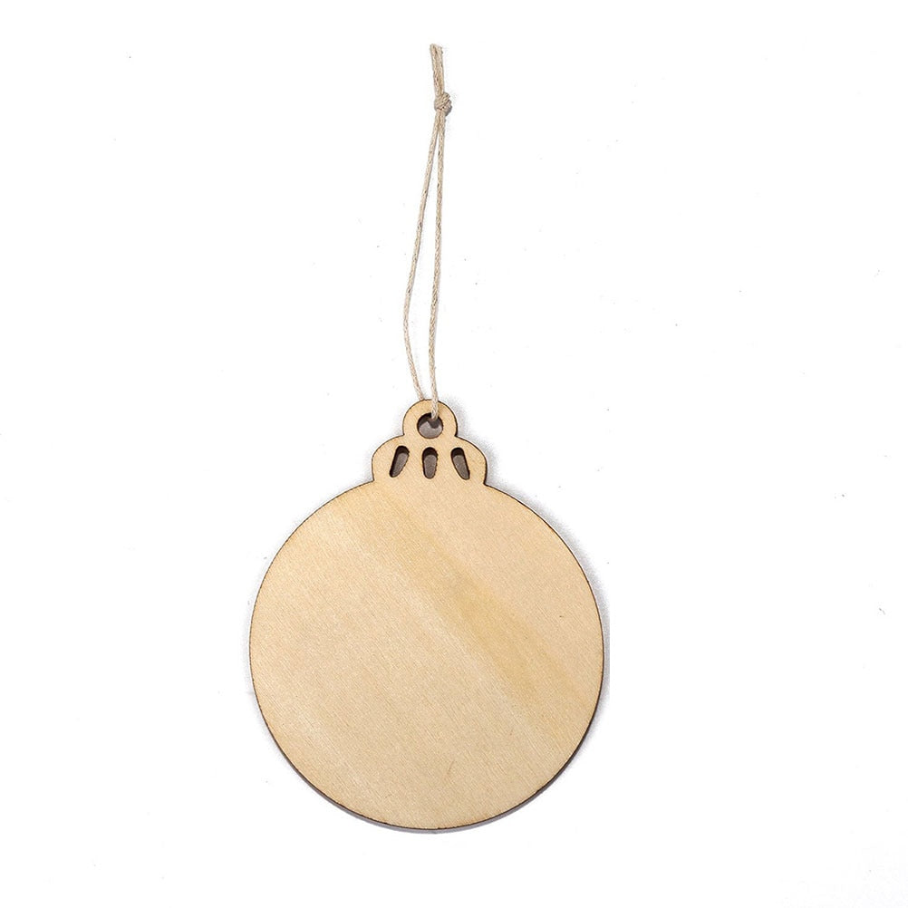 50 Wooden Christmas Ornaments for DIY Holiday Decorating