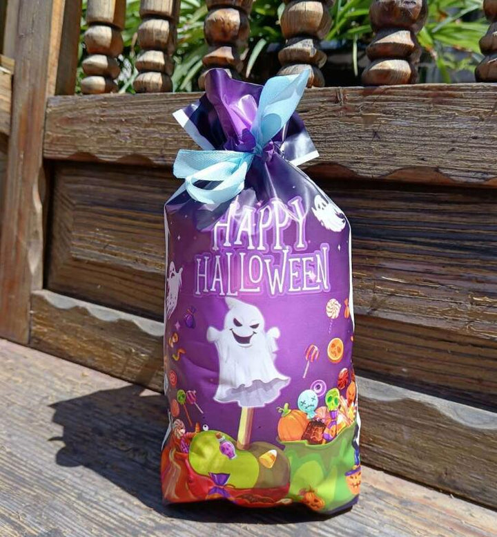 Halloween Gift Bags, 50-Piece Drawstring Favor Set
