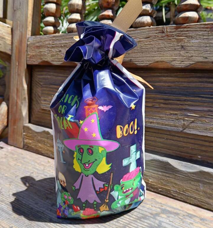 Halloween Gift Bags, 50-Piece Drawstring Favor Set