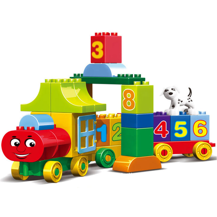 Number Train Building Blocks for Hands-On Counting Play