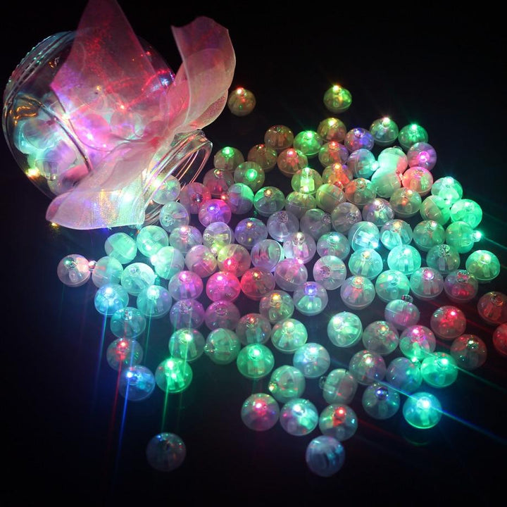 LED Balloon Lights 50-Pack for Colorful Party Decor