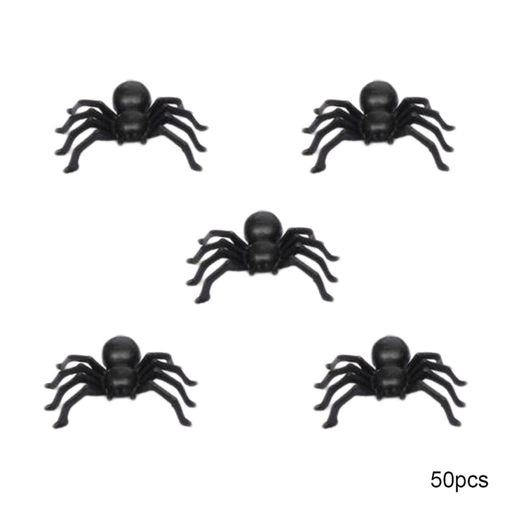 Spider Halloween Decorations, 50-Piece Creepy Set