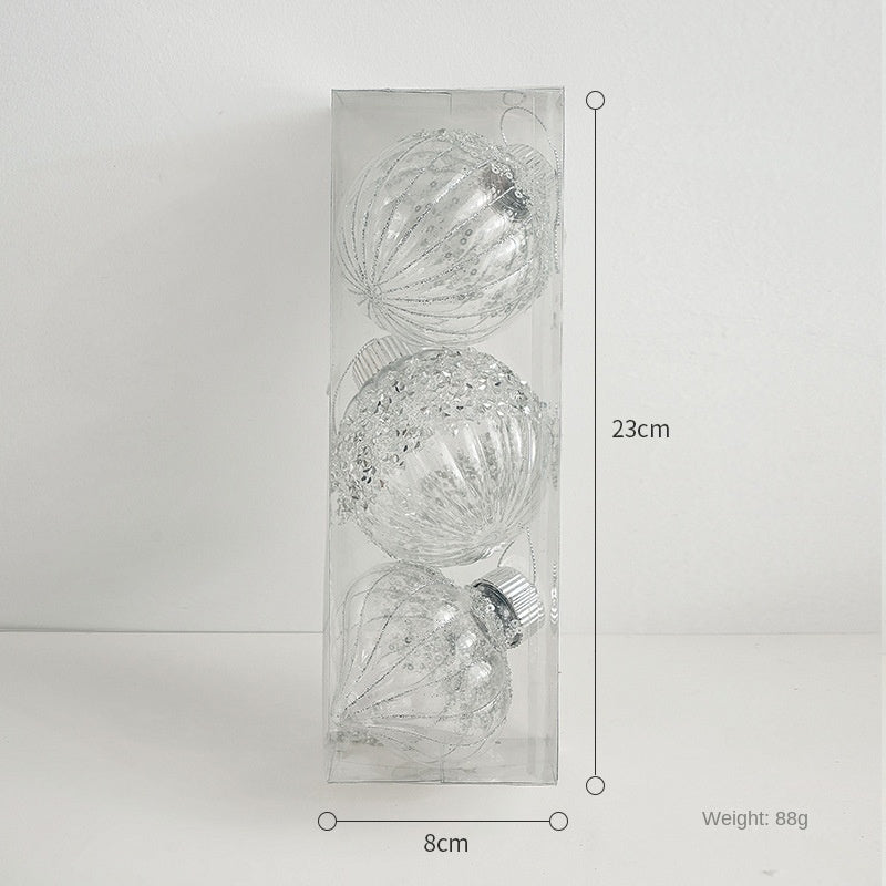 Transparent Christmas Ornaments For Rustic Tree Decor