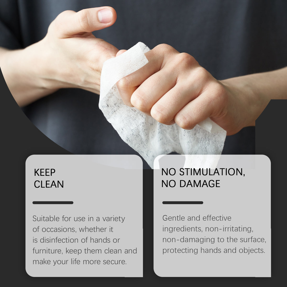 Press-Activated Cleaning Wipes for Quick Daily Cleanup