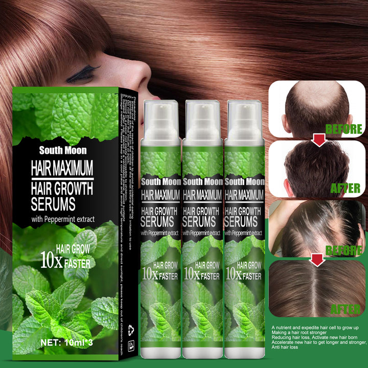 Peppermint Hair Growth Serum for Thinning Hair Care