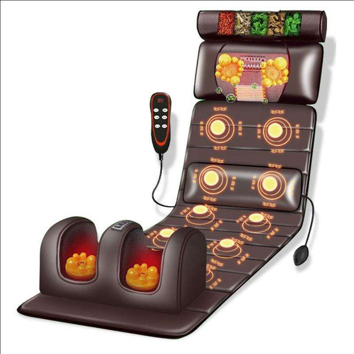Heated Shiatsu Back Massage Cushion for Neck, Back & Legs