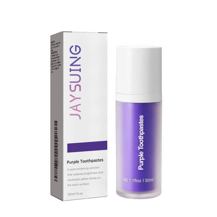 Purple Toothpaste for Brighter, Fresher-Looking Smiles