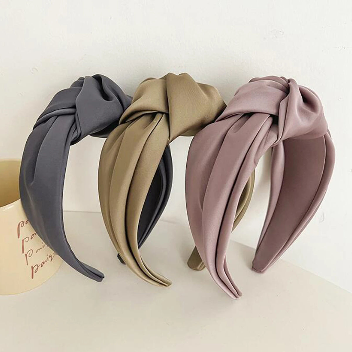 Satin Knot Headband for Effortless Everyday Polish