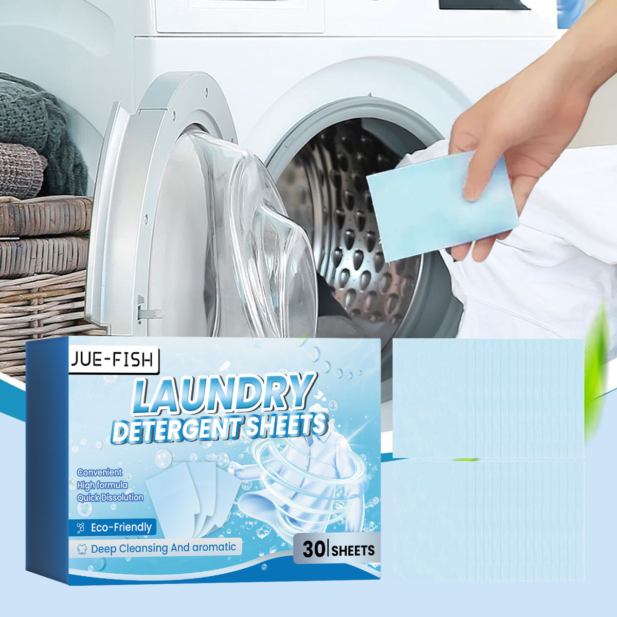 Laundry Detergent Sheets for Easy, Fresh Everyday Washing