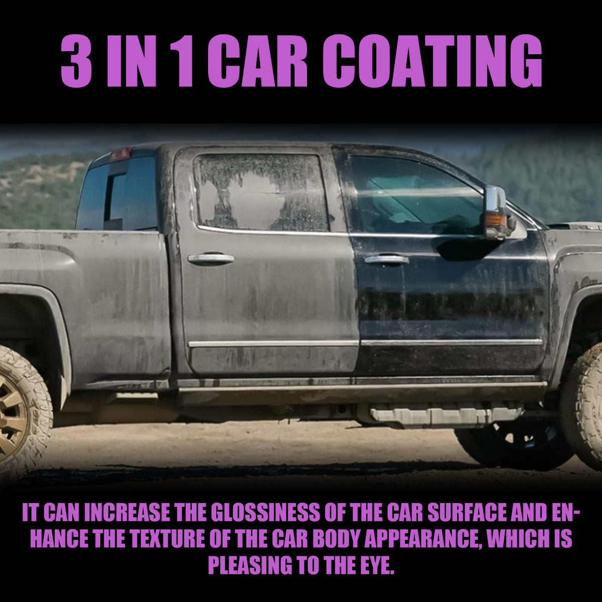 3-in-1 Car Coating Spray for Waterless Shine & Protection