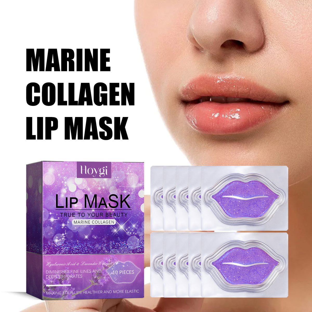 Marine Collagen Lip Masks for Smooth, Hydrated Lips