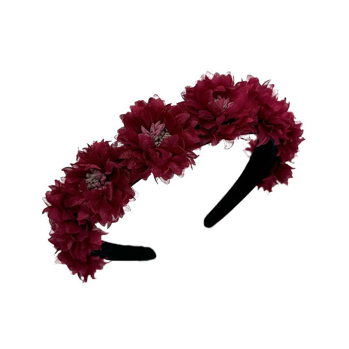 Floral Headband Hair Hoop for Romantic Statement Style