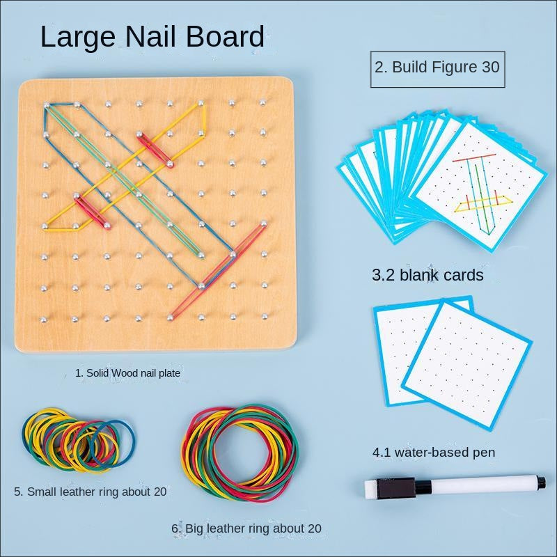 Montessori Math Pegboard Toy for Hands-On Learning