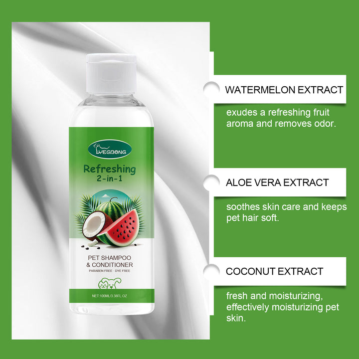 Pet Shampoo & Conditioner for Fresh, Soft, Smooth Fur