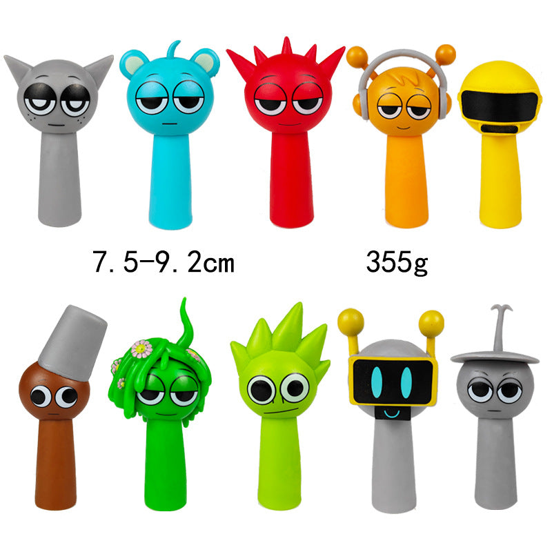 Collectible Character Ornaments for Colorful Desks