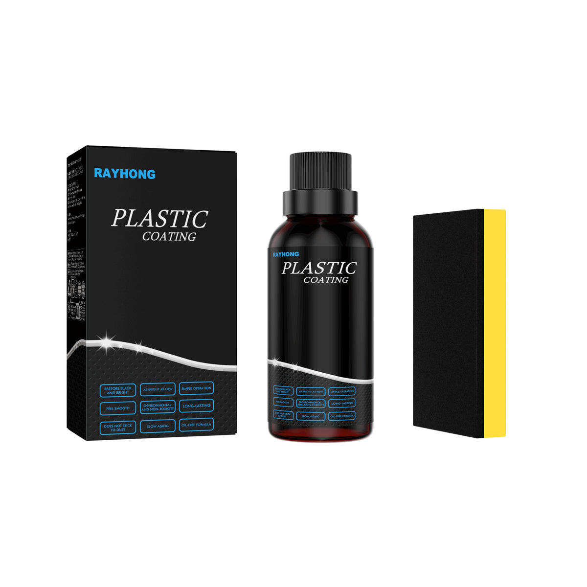 Automotive Plastic Restorer for Faded Trim & Panels